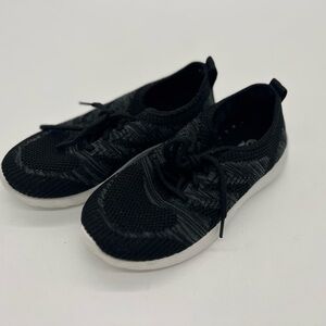 Pro Player Kids Black Gray  Knit Athletic Sneakers Shoes Size 11T